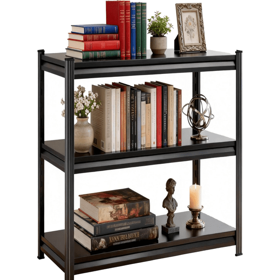 Garage Shelving Units and Storage,32"X28"X14" Deep Heavy Duty Metal Shelves Adjustable 3-Tier Shelves, 1200lbs Garage Storage Shelves,Shelving Rack Industrial Shelving Tool Shelf for Home &office