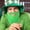 B, variant on Oioii 9.84x7.87in St. Patrick's Day Green Decorative Beard - Lucky Irish Leprechaun Beard for Party Favors & Photo Props, Irish home decor, Green holiday decor, B