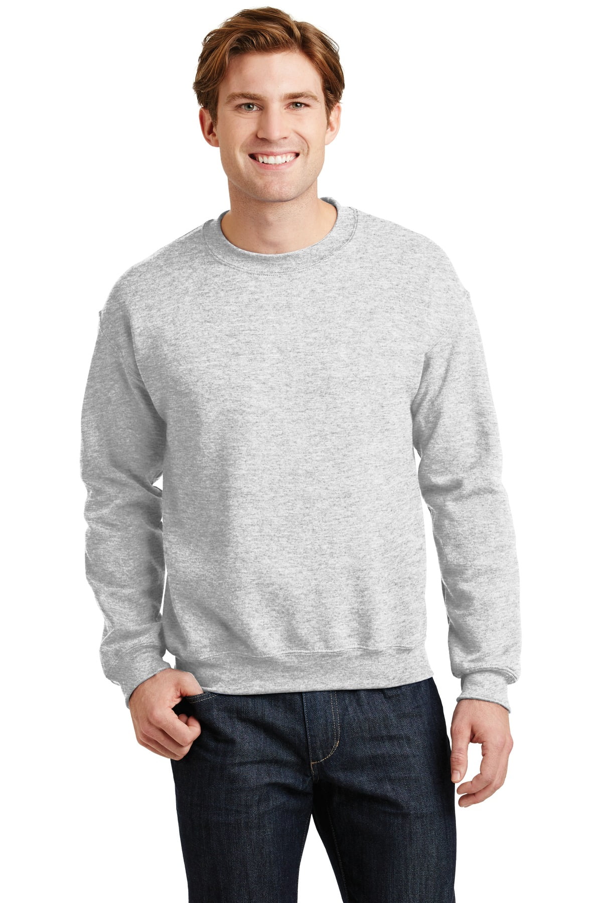 Crewneck Sweatshirt Sport Gray MEDIUM American University Eagles 50/50 Blended 8 oz