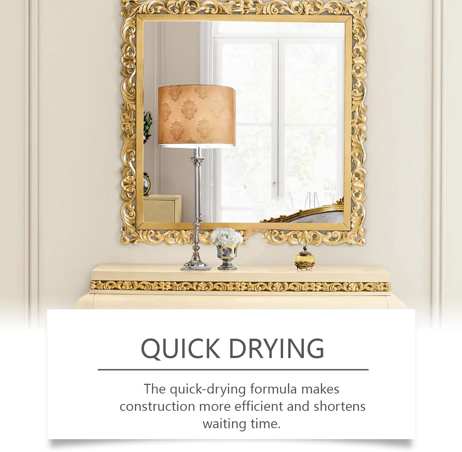 Water-Based Weather-Resistant Gold Paint, Water-Based Shiny Gold Leaf Paint, Acrylic Paint Metallic Gold, Antique Gold Liquid Paint for Arts, Paintings and Crafts