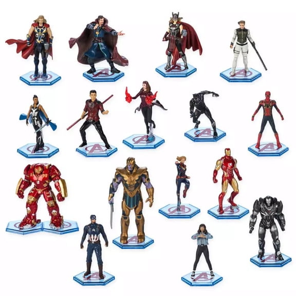 Marvel Avengers 16-Piece PVC Mega Figurine Playset (2024)