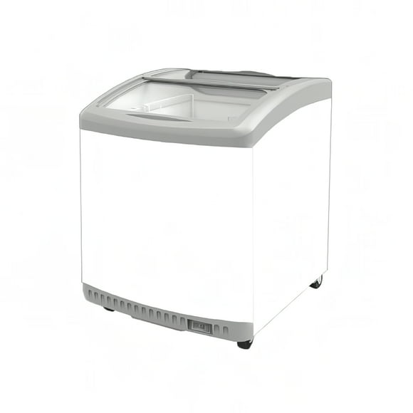 Excellence Industries MC-2HC Congélateur Mobile pour Crème Glacée 24 5/8 Pouces avec Capacité de 2 Paniers - Blanc, 115v