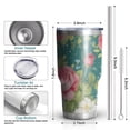 thumbnail image 6 of 30oz Pioneer Flower Tumblers Stainless Steel Tumbler with Lid and Straw,Vacuum Insulated Double Wall Travel Tumbler Cups Mug with Cleaning Brush for Coffee,Tea, 6 of 7