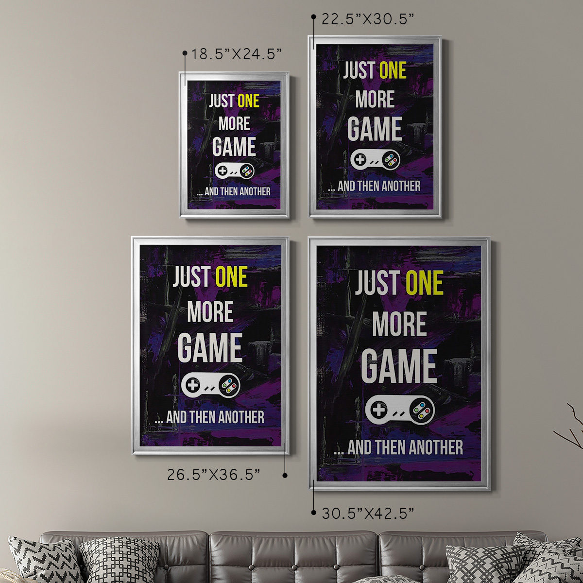Gamer at Play II Premium Framed Print - Ready to Hang