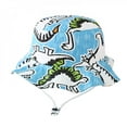 thumbnail image 5 of Mjbaby Summer Baby Boys Girls Toddler Cartoon Print Bucket Hats Caps Sun Head Wear, 5 of 6