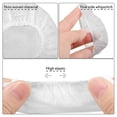thumbnail image 7 of TRIANU 100Pcs Non-Woven Sanitary Headphone Ear Cover, Disposable Super Stretch Covers Germproof Deodorizing and Washable, for Most on Ear Headphones with 8.5~10cm Earpads (White), 7 of 7