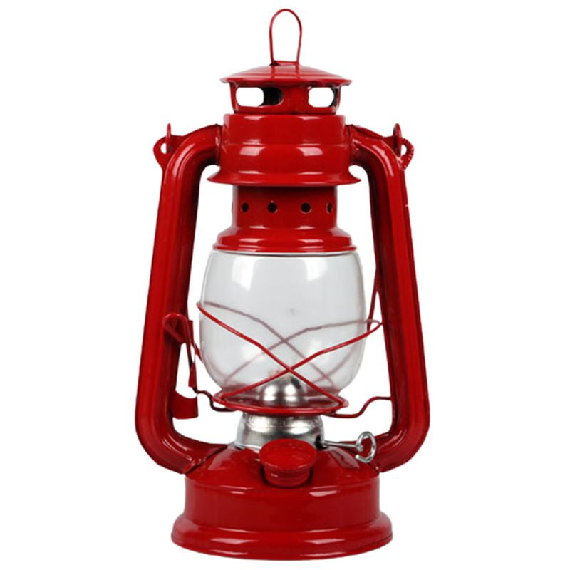 Taicanon Vintage Oil Lantern Kerosene Hurricane Lamp Wick Camping Hanging Light Outdoor