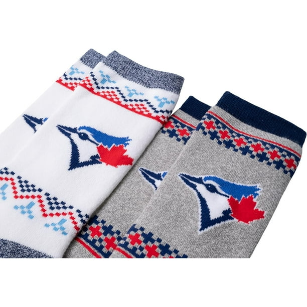 blue jays dress socks Gertex Men's MLB Toronto Blue Jays 2-Pack Dress Socks | Sock Size 10-13 (Shoe Size 7-12)