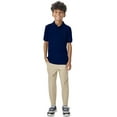 thumbnail image 6 of Classroom School Uniforms Adult Short Sleeve Interlock Polo CR891, 6 of 7