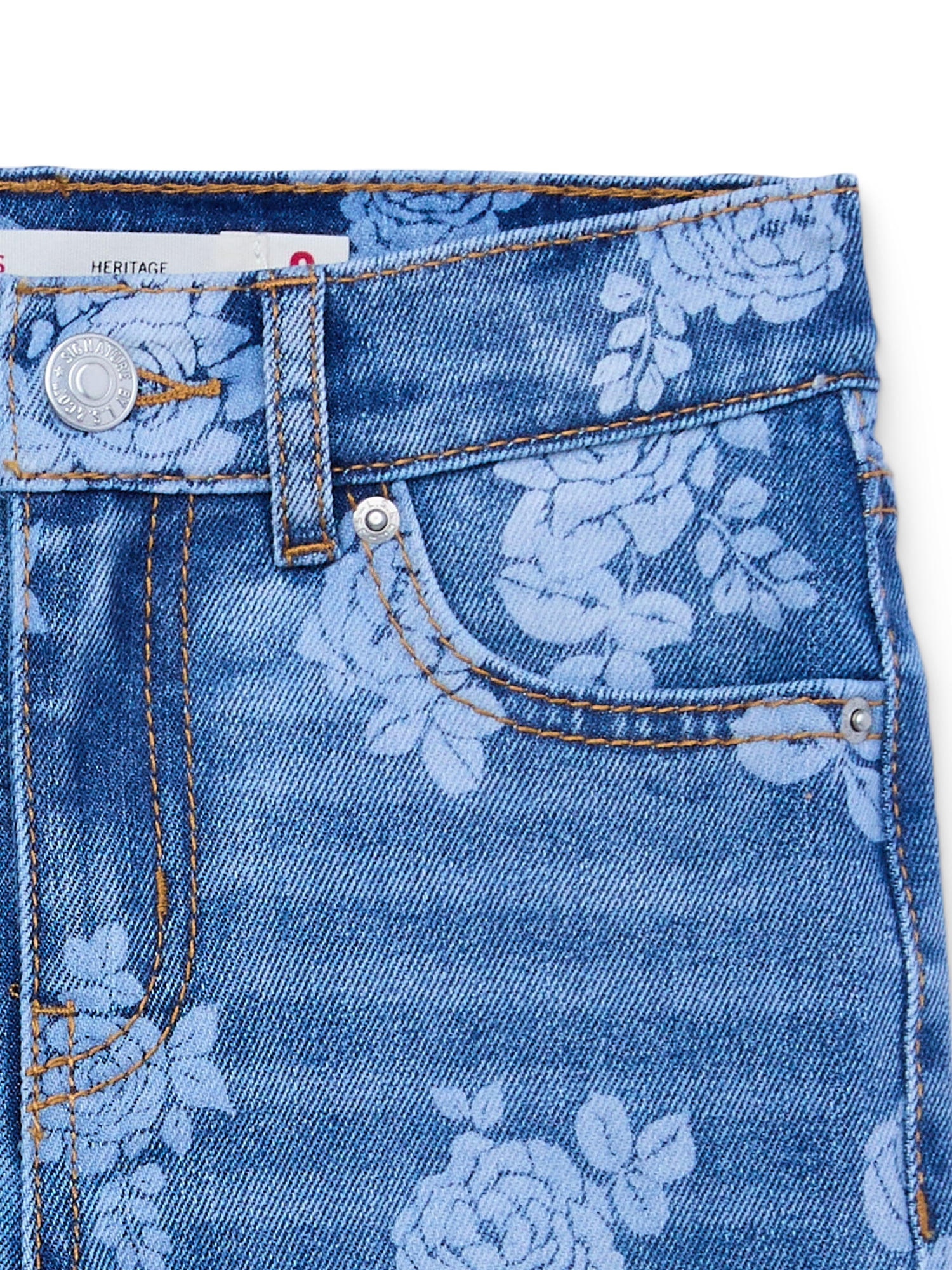 Levi Strauss Signature Girls Straight Jeans, Sizes 5-18