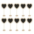 thumbnail image 2 of 10 mini pizarras con forma de corazón para mensajes, etiquetas de boda y tarjetas de mesa., 2 of 9