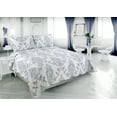 thumbnail image 1 of Marina Decoration Rich Printed Stitching Coverlet Bedspread Ultra Soft Bedding Summer Quilt Set with Quilted Sham, Classic Blue Yellow Paisley Pattern, 1 of 6