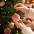 thumbnail image 5 of Hanging Ball Ornaments for Christmas Tree, Plastic Holiday Decorations Set, 5 of 7