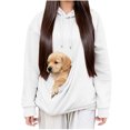 thumbnail image 2 of Xdegoge Hoodies for Women with Kangaroo Pockets Cats Dog Pouch Hooded Sweatshirt Pet Carrier Pullover Long Sleeve Tops Outerwear, 2 of 9