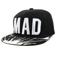 thumbnail image 2 of Trend Hat Snapback Cap Kid Boys Girls Letters Baseball Caps Flat Hip Hop Cap Bk Black, 2 of 2