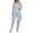 Green, variant on Vetsdori Womens Lightweight Pajamas Sets 3 Pieces Nightwear Long Sleeve Sleepwear Soft,Casual Homewear Pajamas for Women Pants