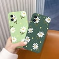 thumbnail image 6 of for iPhone 13 Pro Max Case Cute Flower Daisy Pattern Full Camera Lens Protection Shockproof TPU Bumper Liquid Silicone Protective Cover Phone Cases for iPhone 13 Pro Max 6.7" 5G-Green, 6 of 16
