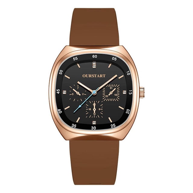 LUVCLS Relojes casuales unisex con correa de silicona, relojes de moda✨s G2N5 R9E5