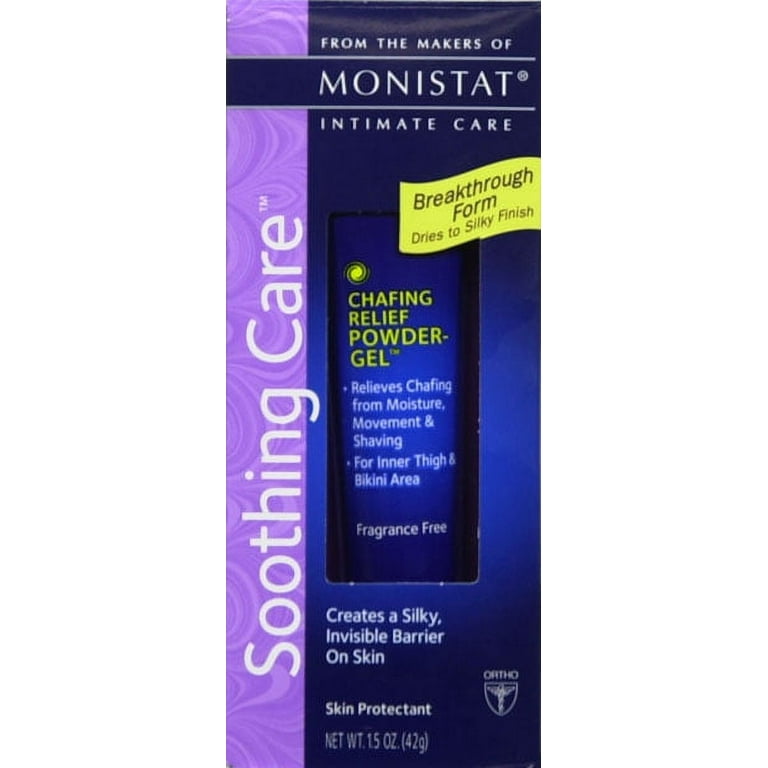 MONISTAT Care Chafing Relief Powder Gel, Anti-Chafe Protection, 1.5 oz, 3  Pack 