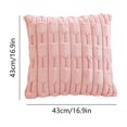 thumbnail image 3 of onlyliua Ofertas Fundamental Cojín de Felpa para El Hogar, Funda de Almohada de Piel de Conejo de Imitación, Almohada Decorativa para La Mesita de Noche Del Dormitorio, 3 of 6