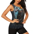 thumbnail image 2 of Haiem Steampunk Mechanical Butterfly Printed Women's Workout Tank Top, Quick-Dry Sleeveless Gym Shirt, Breathable Lightweight Athletic Top for Running, Yoga, and Casual Wear-Medium, 2 of 7