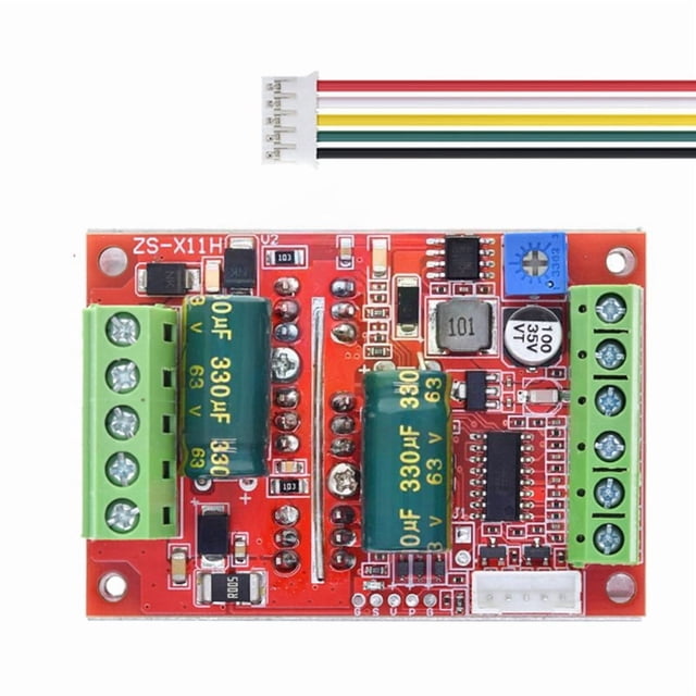 Controlador de Motor Sin Escobillas Trifásico BLDC de 6-60 V y 400 W, Placa Controladora de Motor Hall PWM para Motores de 12 V, 24 V y 48 V