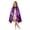 Purple, variant on REDARER Kids Shiny Metallic Hooded Cape Cloak Cosplay Mantle Outfit for Halloween Party Fancy Dress Up Role Play Stage Performance,One Size