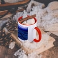 thumbnail image 5 of 3dRose, Death Valley National Park Old Basin Salt Formations, 15oz Two-Tone Red Mug, 5 of 7