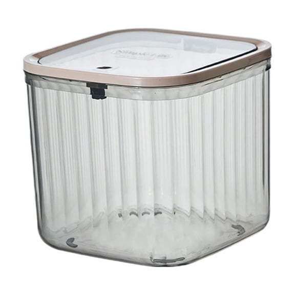 YiJuHui 4pcs Clear Coffee Pod Holder with Lid, Coffee Pods Storage for Counter, Small Food Storage Organizer Bins, Clear Plastic Bins for Pantry, Kitchen, Cabinet Organization and Storage L