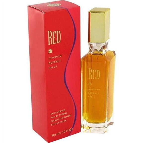 RED by Giorgio Beverly Hills Eau De Toilette Spray 3 oz