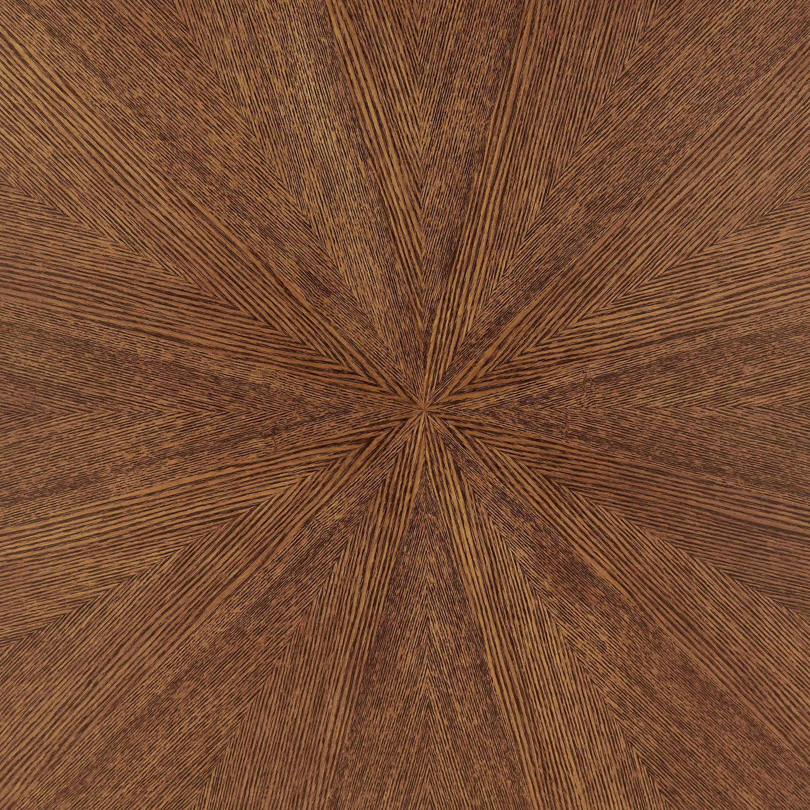 Modway Crossroads 71" Oval Modern Wood Dining Table in Walnut