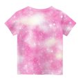 thumbnail image 7 of Nilvkv Girls Summer Tops, Girls T Shirts, Star Print Round Neck Short Sleeve Tee Casual Summer Pink 11-12 Years, 7 of 7