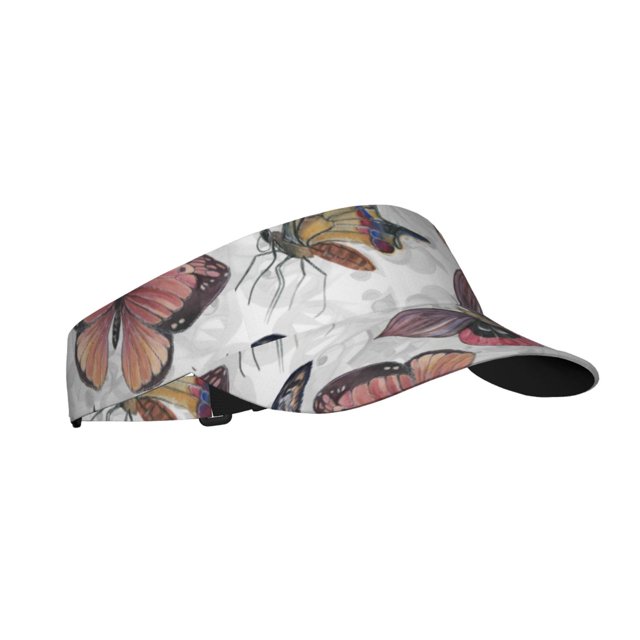Balery Vintage Butterflies Gorra deportiva con visera ajustable para mujer y hombre (talla única)