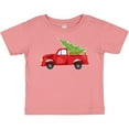 thumbnail image 3 of Inktastic Christmas Vintage Truck with Christmas Tree Boys or Girls Baby T-Shirt, 3 of 5