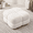 Beige, variant on Bubble Chenille Ottoman Foot Rest Stool For Couch Grey
