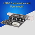 thumbnail image 3 of Tarjeta expansión USB3.0 computadora PCI-E 4 puertos a, 3 of 4