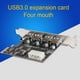 thumbnail image 3 of Tarjeta expansión USB3.0 computadora PCI-E 4 puertos a, 3 of 4