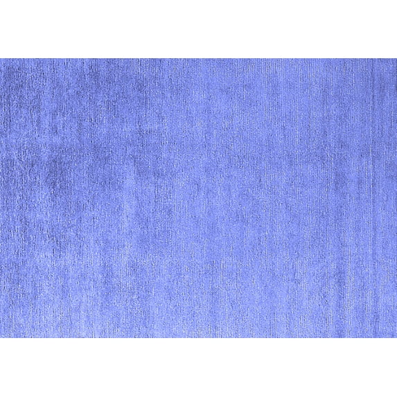 Ahgly Company Indoor Rectangle Oriental Blue Industrial Area Rugs, 7' x 9'