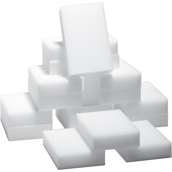 BAODELI Magic Sponges Eraser, 100 Pack Multi-Functional Cleaning Sponge for Kitchen, Bathroom, Sink, Wall