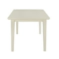 thumbnail image 4 of Weston Home Orvieto Farmhouse 72" Rectangular Wood Dining Table , White, 4 of 7