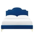 thumbnail image 5 of Modway Aviana Performance Velvet Full Bed in Navy, 5 of 10
