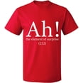 thumbnail image 2 of OXI T-Shirt - Ah The Element of Surprise, Basic Casual T-Shirt for Men's and Women Fleece T-Shirt Short Sleeve - Red 3X-Large, 2 of 3