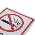 thumbnail image 3 of Aspire Plastic No Smoking Including E-Cigarettes Sign with 3M Tape, No Smoking Sign, Indoor or Outdoor Use, 7" W x 10" L, 3 of 6