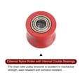 thumbnail image 4 of Unique Bargains 10mm Chain Roller Pulley Tensioner Wheel Guide Concave Type for Bike Sliding Door Red, 4 of 6