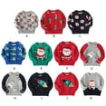 thumbnail image 5 of Esho Toddler Boys Girls Sweaters 1-7T Kids Christmas Cartoon Knitted Pullover Sweatshirts Tops, 5 of 5