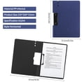 thumbnail image 5 of SKYDUE File Folder Clipboards 1 - Pack Letter A4 Size with Pen Holder for Office School Hospital Supplies, Nursing Clipboards for Document File Organization and Business Supplies, Darkblue, 5 of 5
