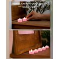 thumbnail image 4 of Velas LED sin llama BEICHI, paquete de 50 unidades, color rosa, 4 of 6