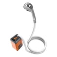 thumbnail image 3 of Ducha eléctrica para exteriores, ducha portátil, ducha de mano, ducha de campamento, ducha de Camping para viajes, baño, jardinería, lavado de coches Naranja, 3 of 8