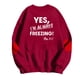 thumbnail image 4 of mfyjkho Tops Para Hacer Ejercicio, Sudadera Holgada De Manga Larga Con Cuello Redondo Y Estampado Informal Para Mujer Tops Para Hacer Ejercicio Para Mujer S, 4 of 4