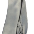 thumbnail image 3 of braveheart Hommes Polyester Cravate Solide Cravate Mode Cravate avec Noeud Assorti Complet Unisexe Pull Corde Cravate pour Robe de Soirée Mariée Argent Gary 1Set, 3 of 3